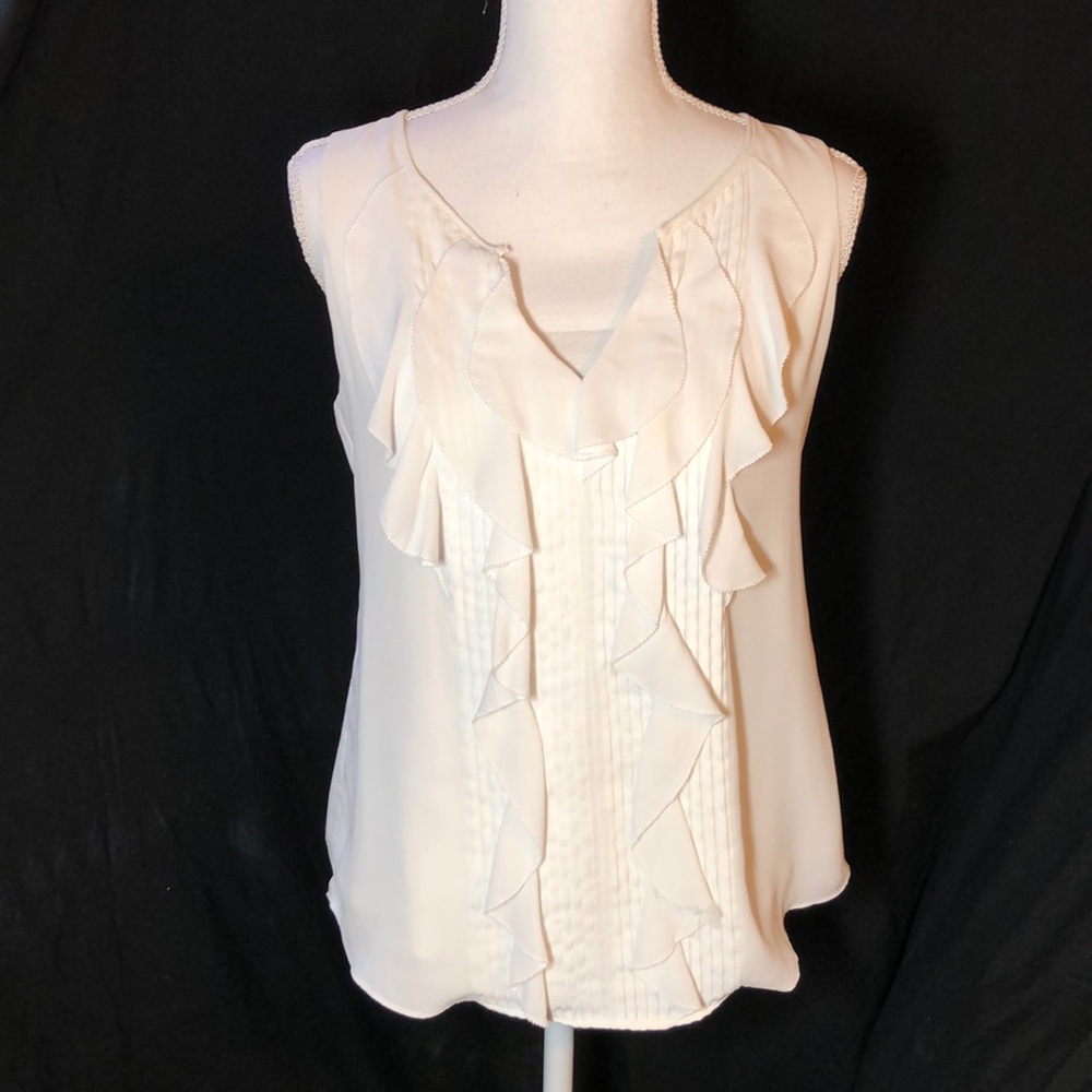 WHBM Ruffled Blouse